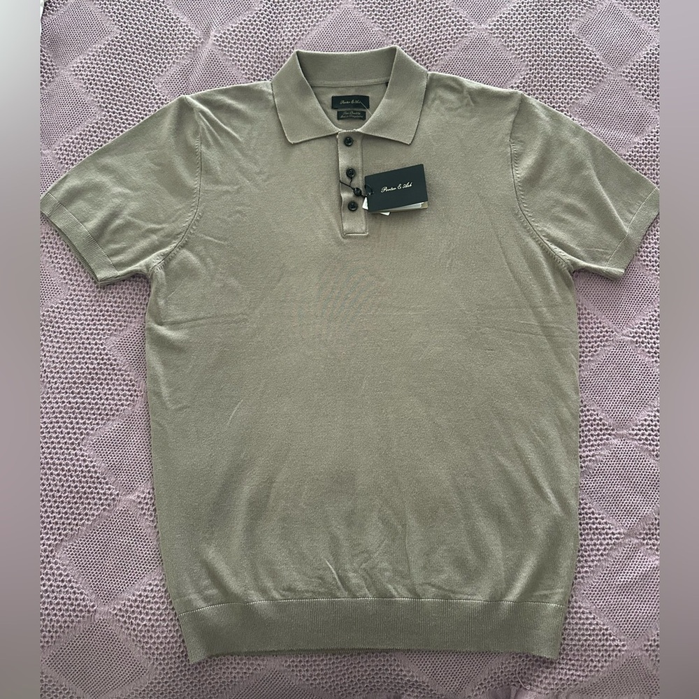 Dark bej polo Shirt Classic Knit